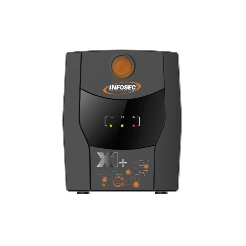Infosec USV Line‑Interactive INF_661147 1300 VA / 720 W, 6x IEC C13, AVR, USB, Tower, schwarz