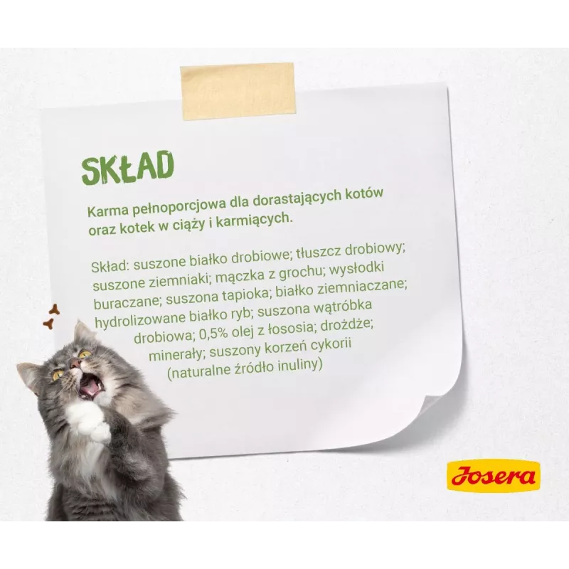 Trockenfutter für Katzen Josera Kitten Geflügel 2 kg