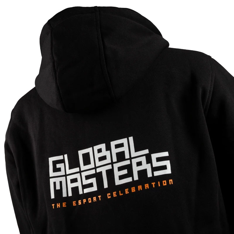 Global Masters Hoodie GM Logo - schwarz (L)