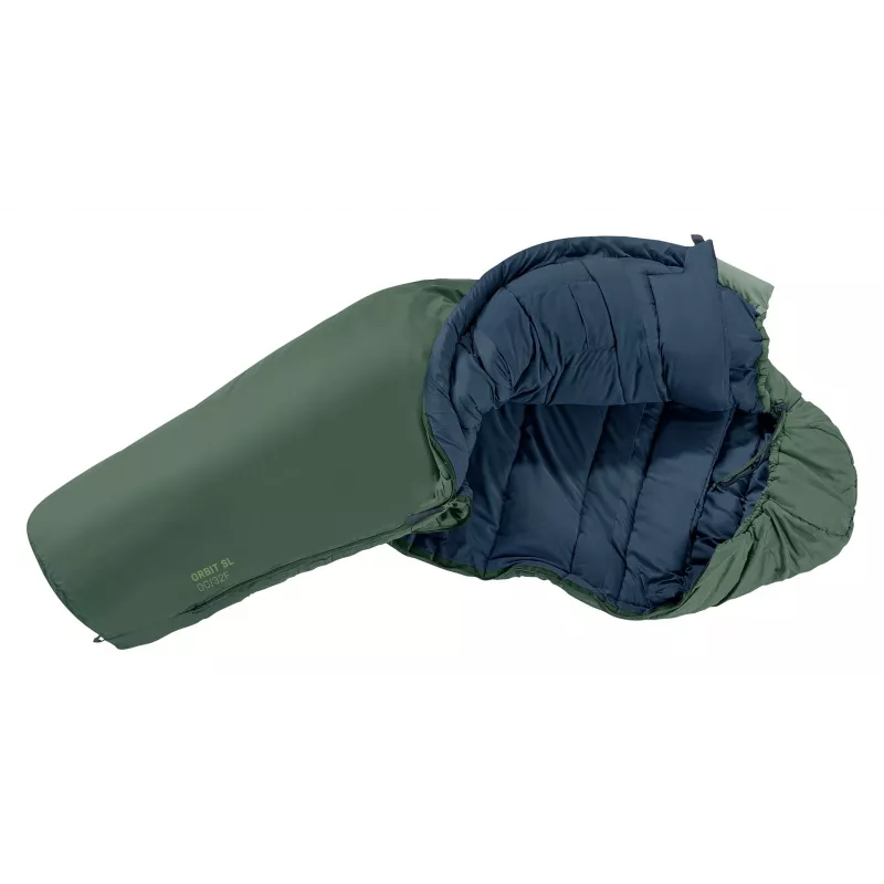 Schlafsack DEUTER Orbit SL 0 °C / 32 °F Erwachsenen-Mumienform, PES-Ripstop-Gewebe, Breite 740 mm, Tiefe 470 mm