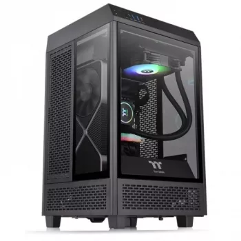 PC-Gehäuse Thermaltake The Tower 100 Mini Tower Schwarz