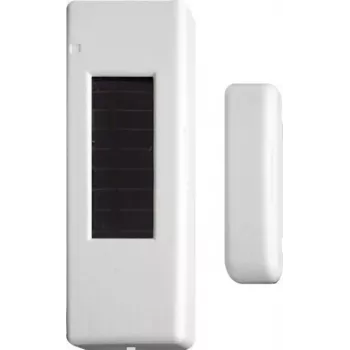 Fenster-Türkontaktsensor Eltako FTK-wg — weiße Hochglanzoberfläche, magnetischer Reed-Kontakt