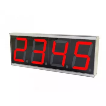 ALLNET ALL-POE-CNT-1 Digitale Wanduhr Rechteckig Grau Wanduhr (ALL-PoE-CNT-1)