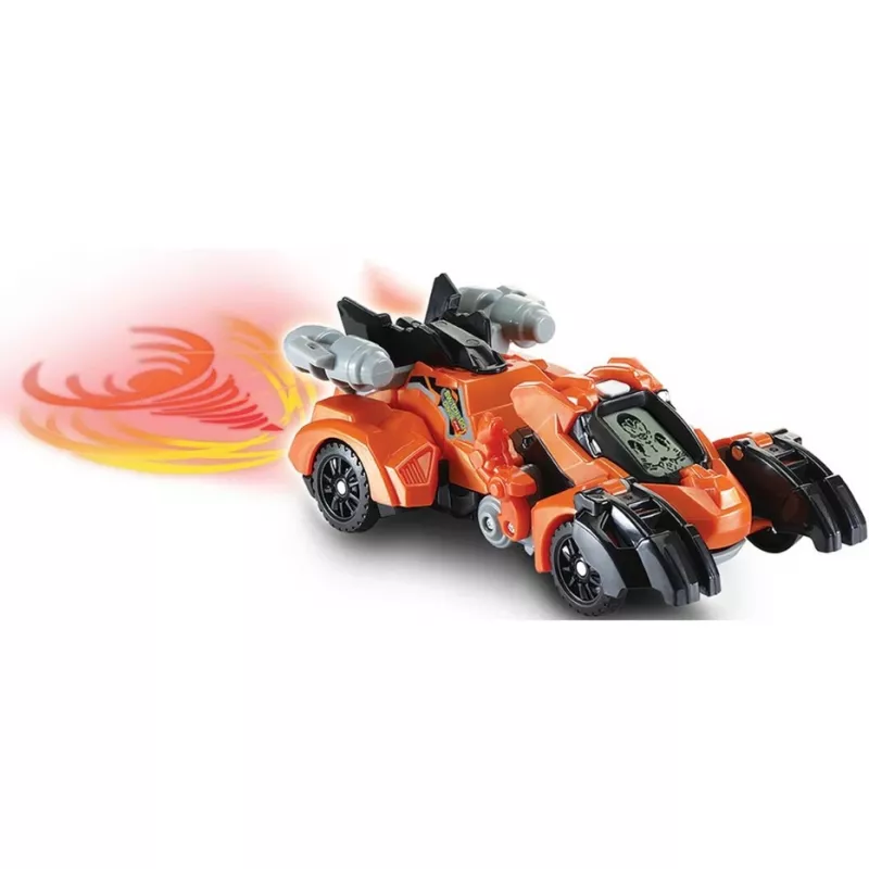 Verwandelnde Spielfigur VTech Fire-T-Rex 80-538004 — elektronisches Spielzeug, das sich in einen Dinosaurier verwandelt