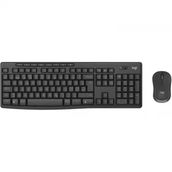 Logitech MK370 Combo for Business Tastatur Maus enthalten Büro RF Wireless + Bluetooth QWERTY Nordic Graphite