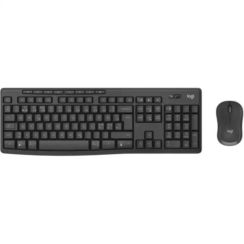 Logitech MK370 Combo for Business Tastatur Maus enthalten Büro RF Wireless + Bluetooth QWERTY Nordic Graphite