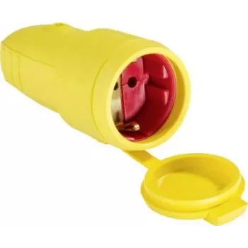as - Schwabe 62413 Gummikupplung geerdet 230 V Gelb IP44 (62413)