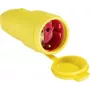 as - Schwabe 62413 Gummikupplung geerdet 230 V Gelb IP44 (62413)