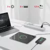 Mehrfachsteckdose MACLEAN MCE395 W — 5 Steckdosen, 3× USB A, 110–240 V AC, 2,1 A USB, max. 2500 W, weiß, 1,5 m Kabel