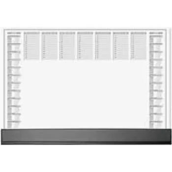 Schreibtischunterlage Sigel H6365 Papier-Schreibtischmatte 595×410 mm, schwarz/grau/weiß