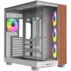 PC-Gehäuse Thermaltake View 380 XL WS ARGB Snow White — Midi-Tower, ATX-Unterstützung, mit Fenster