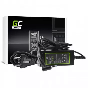 AC-to-DC Laptop-Netzadapter Green Cell AD74P 45W 19.5V 2.31A für den Innenbereich, Schwarz