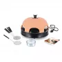 Pizzabackautomat Emerio PO-115984 6 Pizzen 1200 W Schwarz Orange