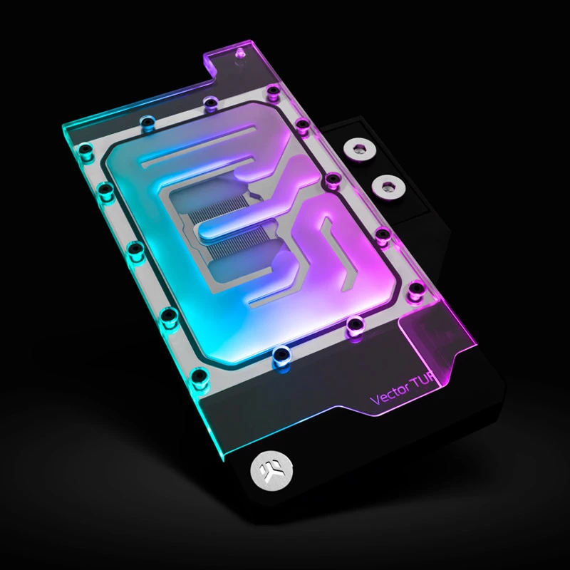 Water block EK Water Blocks Acrylic Copper Schwarz Nickel Transparent