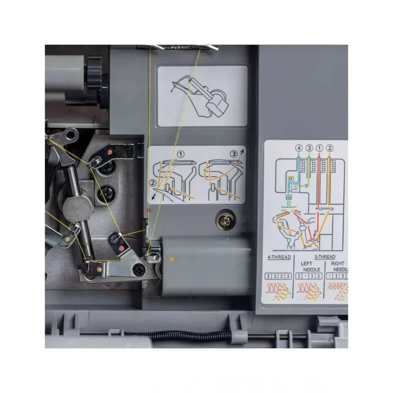 SINGER Nähmaschine HD0405 elektrisch silber Heavy-Duty