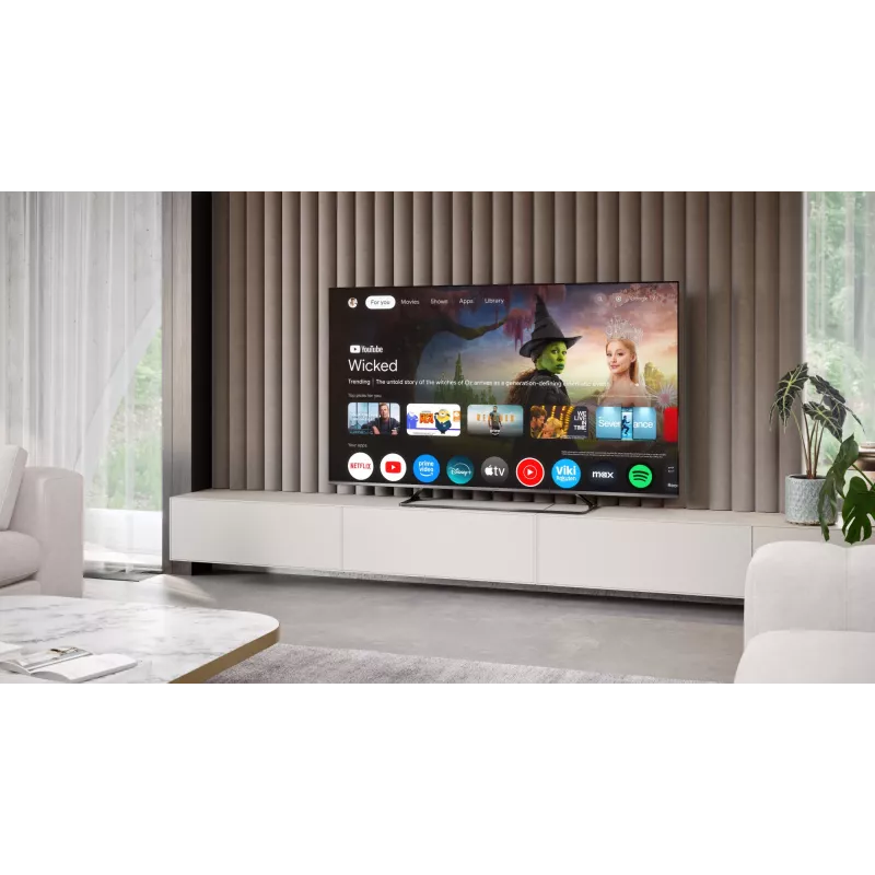 Sharp 4K Ultra HD QLED MiniLED TV | 65JP7265E | 55 | Smart TV | Google TV | UHD