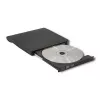 Externes DVD‑RW-Laufwerk QOLTEC 51857 — USB 3.0, SATA-Schnittstelle, DVD±R 8x, DVD±RW 4x, DVD‑RAM 5x, CD 24x, schwarz