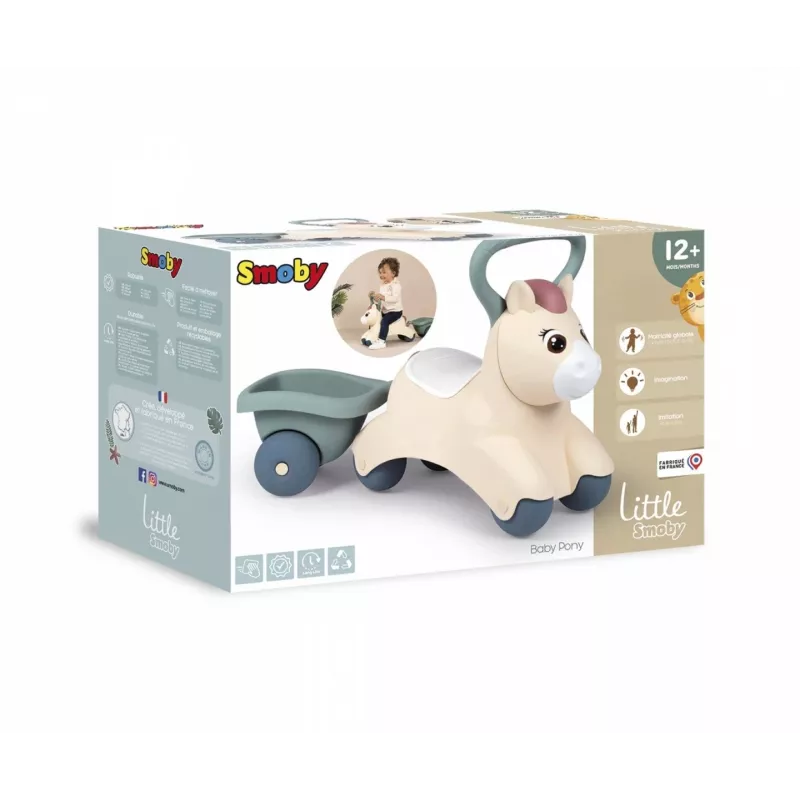 Little Smoby Baby Pony Schiebe- und Rutschfahrzeug