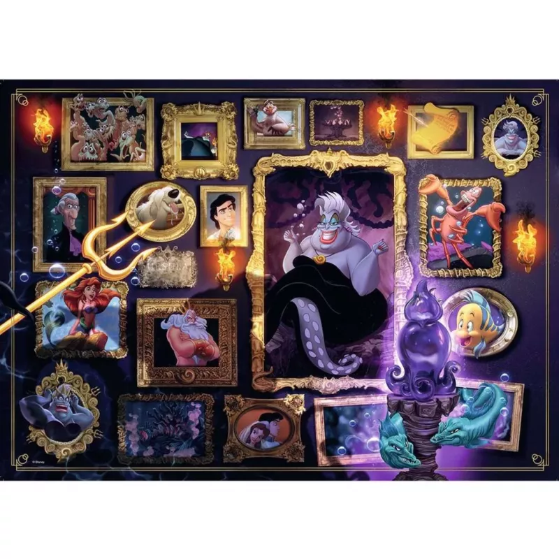 Ravensburger Puzzle Villainous Ursula 1000 Teile, 1000-Teile-Ravensburger-Puzzle