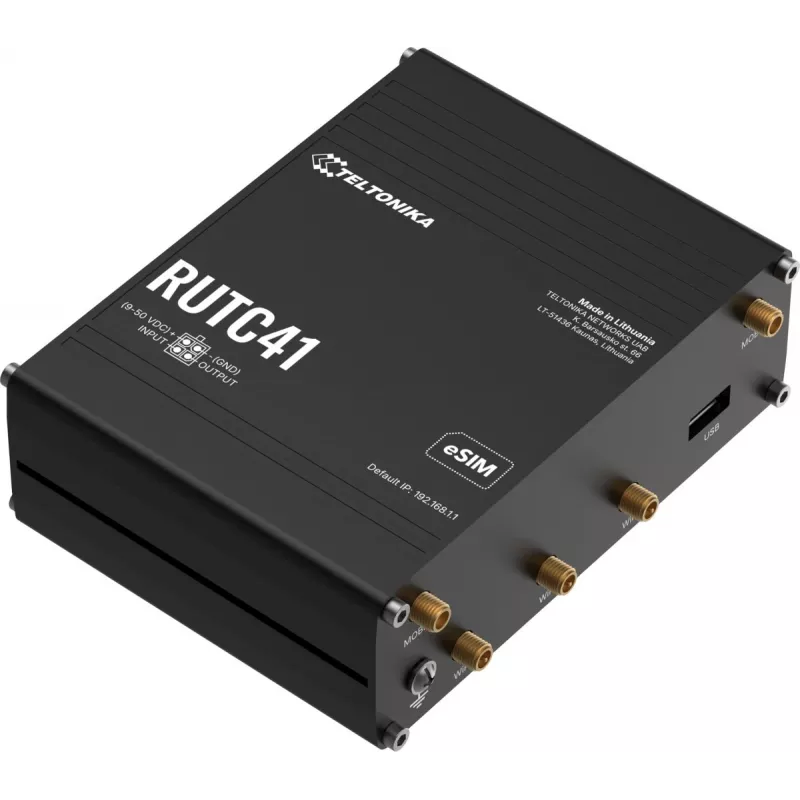 Router TELTONIKA RUTC41 4G LTE EDGE, industrieller Mobilfunkrouter RUTC41000000