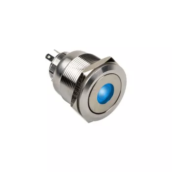 DimasTech vandalensicherer Schalter/Taster 25 mm Silverline Dot RGB PD212