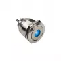 DimasTech vandalensicherer Schalter/Taster 25 mm Silverline Dot RGB PD212