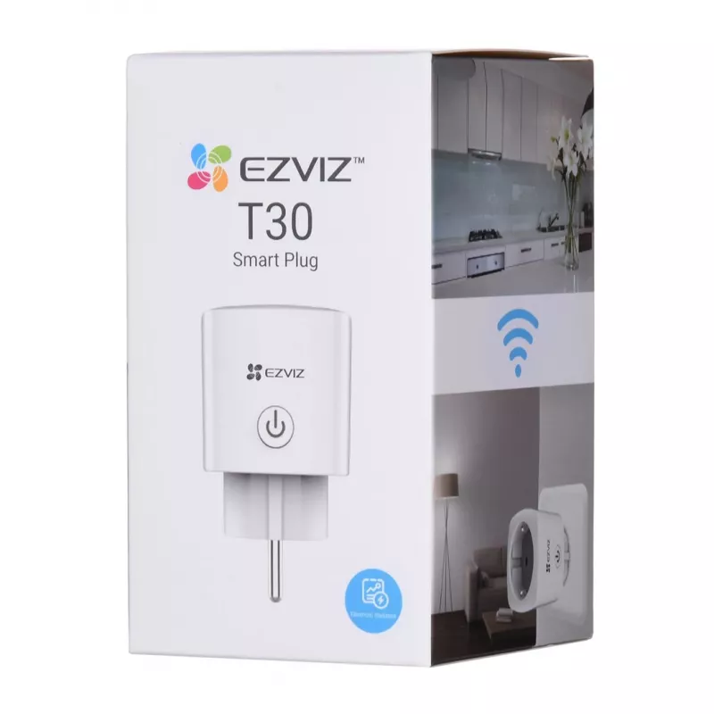 Intelligente Steckdose EZVIZ T30-10B-EU 1600 W Weiß