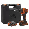 Black & Decker BDCHD18KB-QW Bohrer schlüssellos Schwarz, Orange
