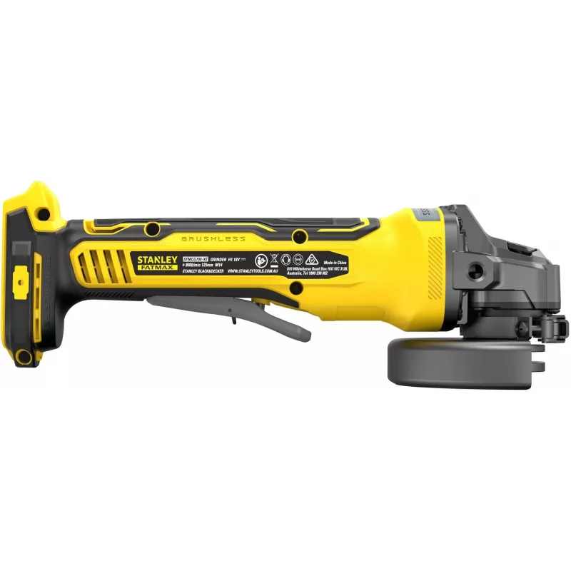 BLACK & DECKER | 18V V20 125mm Bürstenloser Winkelschleifer | SFMCG700B-XJ | 18 V | Lithium-Ionen-Technologie