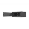 Wandmontage 19-Zoll-Rackschrank LANBERG 4U 600x450 mm schwarz mit Metalltür