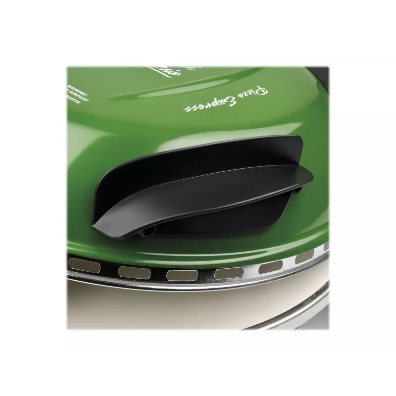 Delizia Pizzaofen G1000603 (Grün, 1.200 Watt, für Pizza Ø 31 cm)