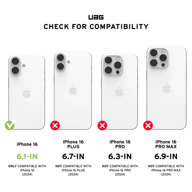 Urban Armor Gear Civilian Handyhülle 15,5 cm (6,1) Hülle Schwarz