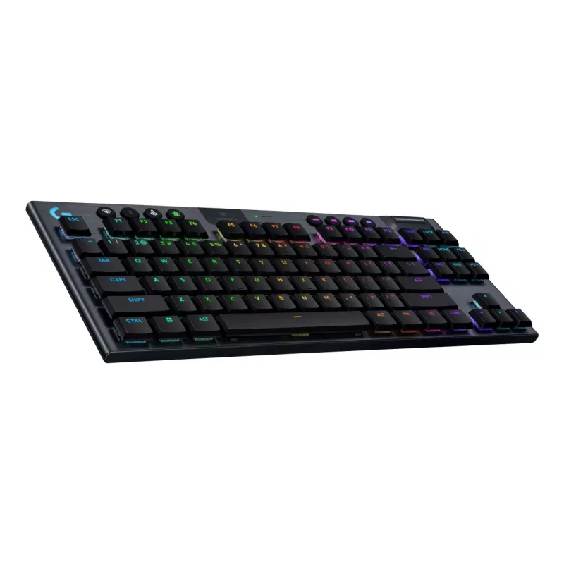 Logitech G G915 X - Tastatur - LIGHTSPEED - TKL - Hintergrundbeleuchtung - Kabellos - Bluetooth 5.0, 2,4 GHz, USB - QWERTY - Nordic (Dänisch/Finnisch/Norwegisch/Schwedisch)