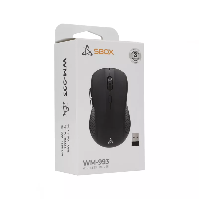 SBOX WM-993 kabellose Maus USB Typ-A