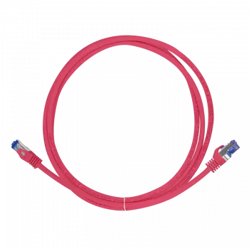 Logilink Professional Ultraflex - Patchkabel - RJ-45 (M) zu RJ-45 (M) - 50 cm - 6 mm - S/FTP - CAT 6a - halogenfrei, vergossen, zugentlastet - Rot, RAL 3018 (C6A024S)