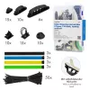 LogiLink Kabel-Organizer-Set 128 Stück