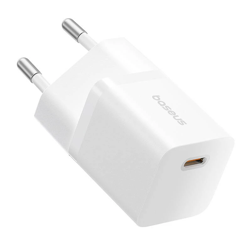 Baseus P10110909213-00 USB-C GaN5 mini 25W mains charger Weiß