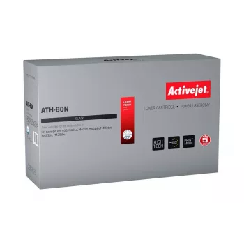 Activejet ATH-80N Toner (Ersatz für HP 80A CF280A; Supreme; 3500 Seiten; schwarz)