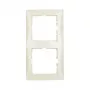 Wandplatte/Schalterabdeckung berker 10128982, weißer Kunststoff, schraubenlos, Einzelpackung
