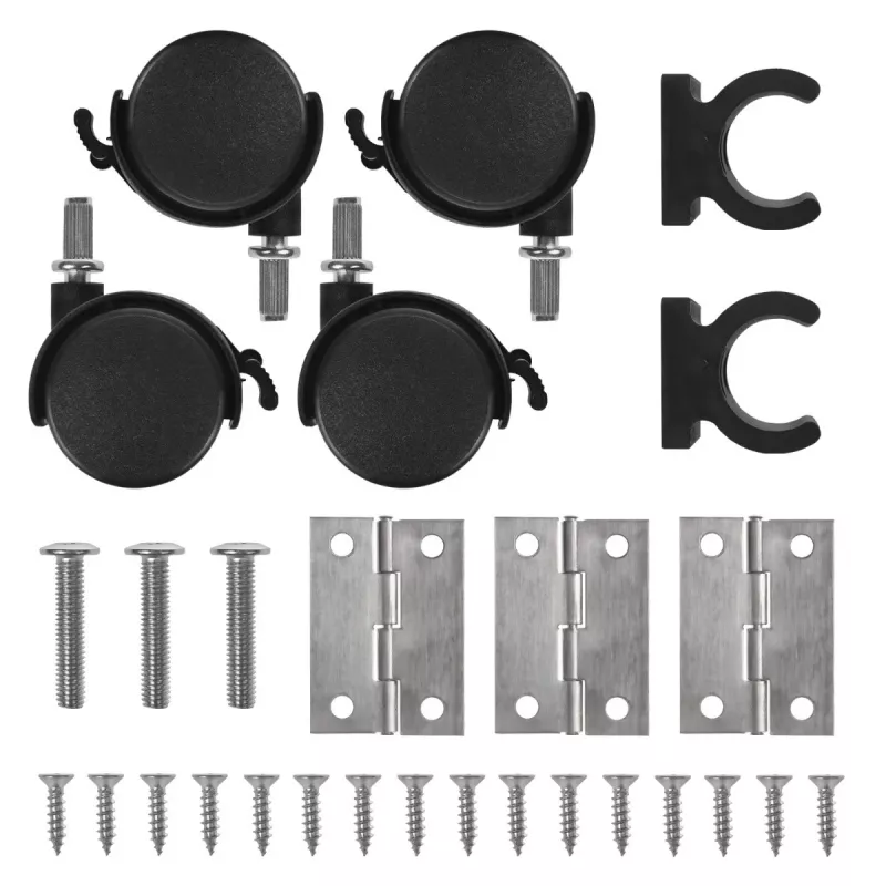Maclean Klapptisch, schwarz, mobil, 100 x 50 cm, max. 50 kg MC-1250 B