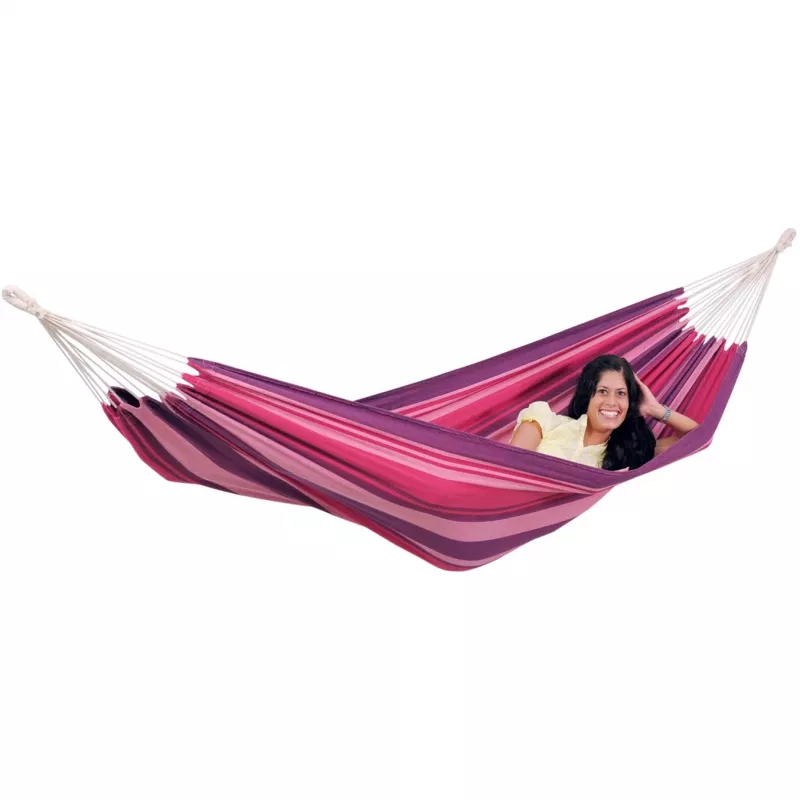 Hängematte Tahiti Candy AZ-1013112, Camping-Hängematte pink/lila