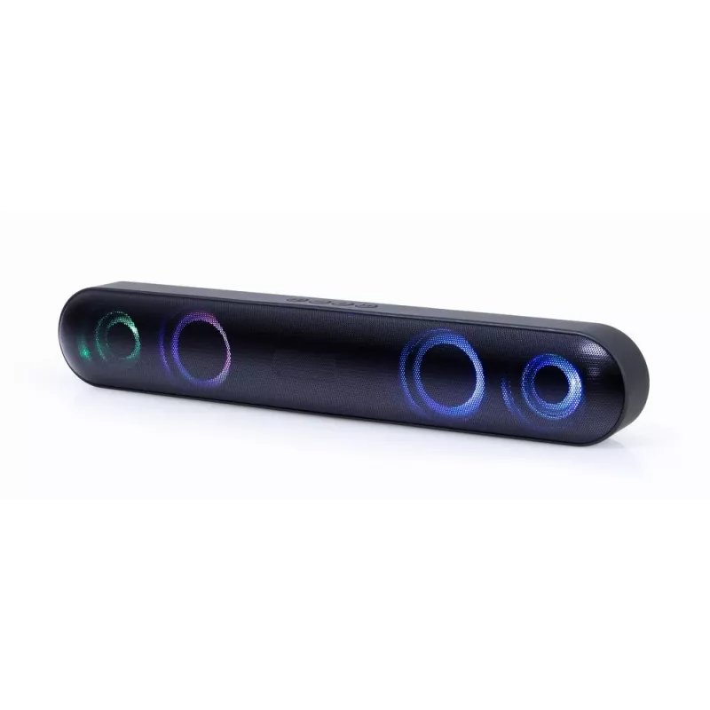 Gembird SPKBT-BAR400L Soundbar-Lautsprecher Schwarz 2.0 Kanäle 10 W