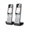 Gigaset COMFORT 500HX duo Analog/DECT Telefon Anruferkennung Schwarz, Silber