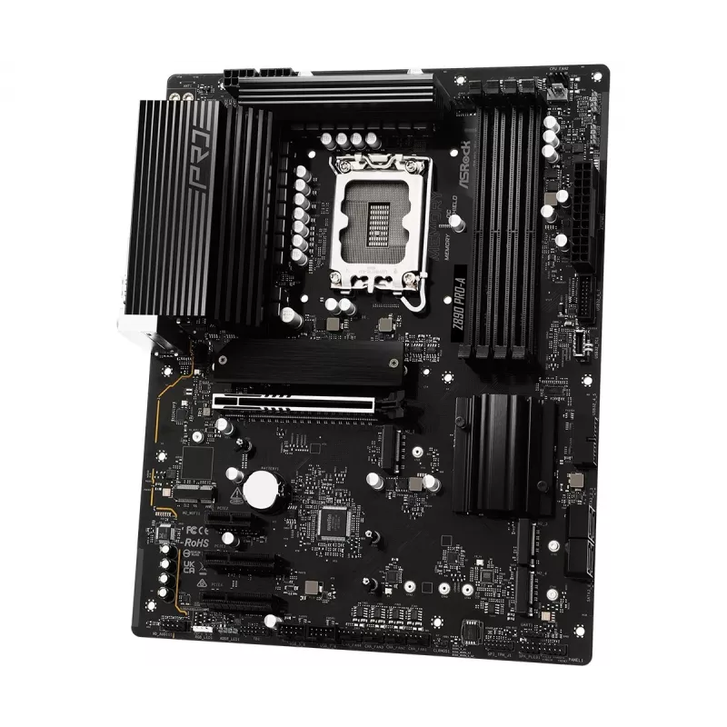 Mainboard ASRock Z890 Pro-A ATX — Intel Z890-Chipsatz, LGA 1851, DDR5, 4x DIMM, 256 GB, 2.5Gb LAN, PCIe Gen5