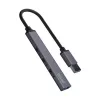 USB-Hub SAVIO AK-70, 7-Port USB 3.0, 4 nutzbare Ports, USB Typ-A Host, 5 Gbit/s Übertragung, Garantie 2 Jahre