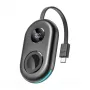 Kabelloses Induktionsladegerät Joyroom JR-W09 3W mit USB-C-Kabel für Apple Watch, Schwarz