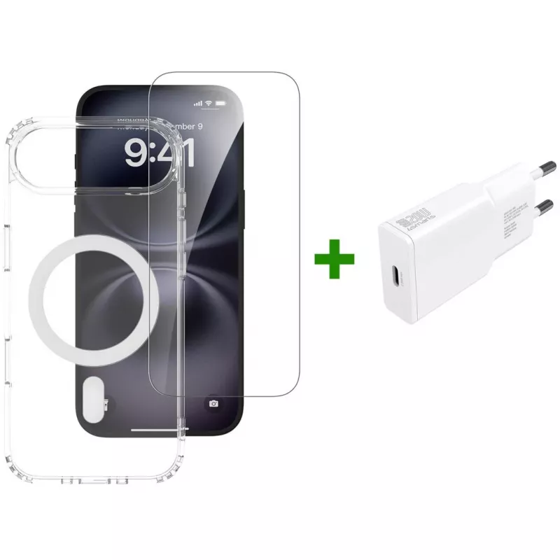 4smarts Handyhülle Border Transparent Weiß für iPhone 17 Air