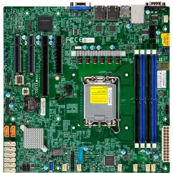 Super Micro SUPERMICRO X13SCL-F - Motherboard - micro ATX - LGA1700-Sockel - C262 Chipsatz - 2 x Gigabit LAN - Onboard-Grafik (MBD-X13SCL-F-B)