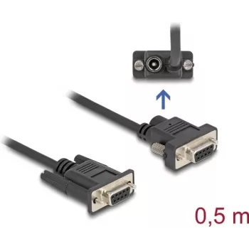 Serielles Kabel DeLOCK 87835 1,8 m DB9 Stecker auf DB9 Stecker