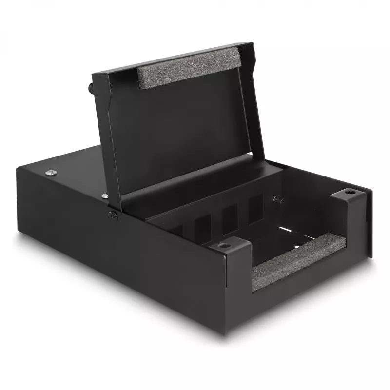 Verteilerbox DeLOCK 66235 4 Ports Metall Schwarz